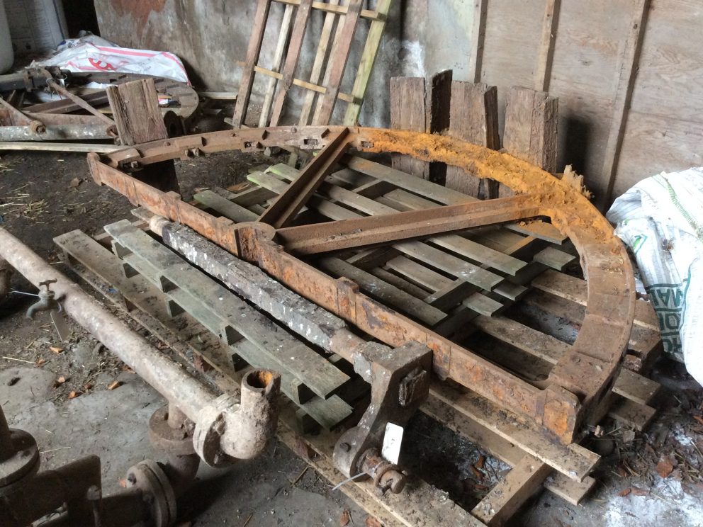 Waterwheel in restoration