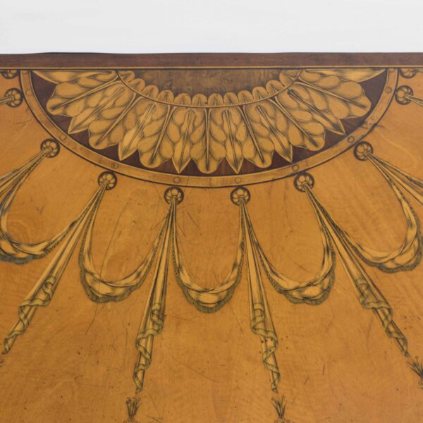 Close up detail of pier table (Chippendale Jnr) from the drawing room in Paxton House