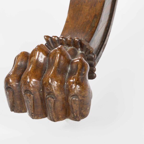 The foot from a Trotter table at Paxton House