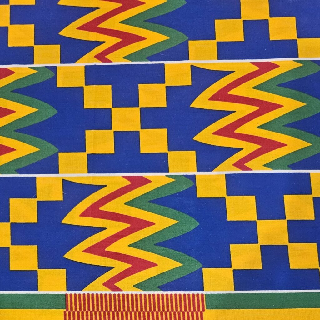colourful grenadan fabric